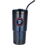 Mia Recycled Acrylic Tumbler 24oz — Navy (NY) — decorated front view — 8
