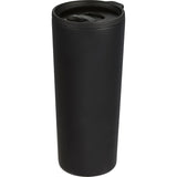 Leeston Copper Vacuum Insulated Tumbler 24 oz — Black (BK) — blank front view — 13