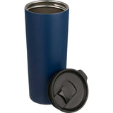 Leeston Copper Vacuum Insulated Tumbler 24 oz — Navy (NY) — blank left angle — 27