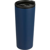 Leeston Copper Vacuum Insulated Tumbler 24 oz — Navy (NY) — blank front view — 25