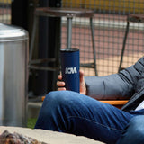 Leeston Copper Vacuum Insulated Tumbler 24 oz — Silver — decorated product view — 7