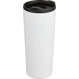 Leeston Copper Vacuum Insulated Tumbler 24 oz — White (WH) — blank front view — 17