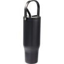 Trinity 30 oz Recycled Leakproof Straw Tumbler — Black (BK) — blank right angle