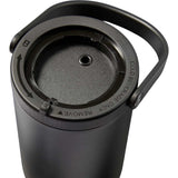 Trinity 30 oz Recycled Leakproof Straw Tumbler — Black (BK) — blank detail view — 25