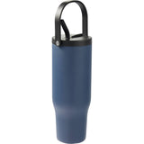 Trinity 30 oz Recycled Leakproof Straw Tumbler — Navy (NY) — blank right angle — 18