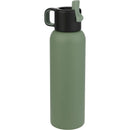 Clio Eco-Friendly Straw Lid Vacuum Bottle 22 oz — Sage (SG) — blank left angle