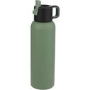 Clio Eco-Friendly Straw Lid Vacuum Bottle 22 oz — Sage (SG) — blank right angle