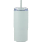 Auxo 24 oz Vacuum Insulated Straw Tumbler — Mist — blank front view — 6