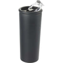 Kyser 20 oz Vacuum Tumbler with Straw — Black (BK) — blank left angle