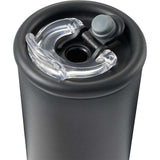 Kyser 20 oz Vacuum Tumbler with Straw — Black (BK) — blank detail view — 8
