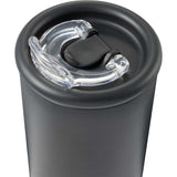 Kyser 20 oz Vacuum Tumbler with Straw — Black (BK) — blank detail view — 7