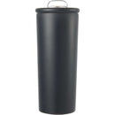 Kyser 20 oz Vacuum Tumbler with Straw — Black (BK) — blank front view