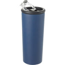 Kyser 20 oz Vacuum Tumbler with Straw — Navy (NY) — blank right angle