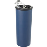 Kyser 20 oz Vacuum Tumbler with Straw — Navy (NY) — blank right angle — 46