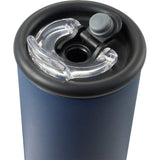 Kyser 20 oz Vacuum Tumbler with Straw — Navy (NY) — blank detail view — 40