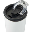 Kyser 20 oz Vacuum Tumbler with Straw — White (WH) — blank detail view
