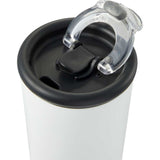 Kyser 20 oz Vacuum Tumbler with Straw — White (WH) — blank detail view — 23