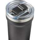 Catone 20 oz Recycled Vacuum Tumbler with Slider Lid — Black (BK) — blank detail view