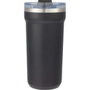 Catone 20 oz Recycled Vacuum Tumbler with Slider Lid — Black (BK) — blank front view