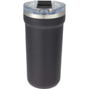 Catone 20 oz Recycled Vacuum Tumbler with Slider Lid — Black (BK) — blank front view