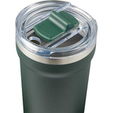 Catone 20 oz Recycled Vacuum Tumbler with Slider Lid — Green (GR) — blank detail view — 29