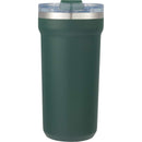 Catone 20 oz Recycled Vacuum Tumbler with Slider Lid — Green (GR) — blank front view