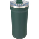 Catone 20 oz Recycled Vacuum Tumbler with Slider Lid — Green (GR) — blank front view