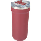 Catone 20 oz Recycled Vacuum Tumbler with Slider Lid — Maroon (MR) — blank right angle — 41