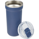 Catone 20 oz Recycled Vacuum Tumbler with Slider Lid — Navy (NY) — blank detail view — 14