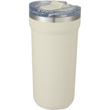 Catone 20 oz Recycled Vacuum Tumbler with Slider Lid — Taupe (TP) — blank left angle — 25