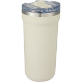Catone 20 oz Recycled Vacuum Tumbler with Slider Lid — Taupe (TP) — blank right angle — 24