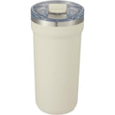 Catone 20 oz Recycled Vacuum Tumbler with Slider Lid — Taupe (TP) — blank back view