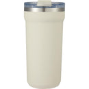 Catone 20 oz Recycled Vacuum Tumbler with Slider Lid — Taupe (TP) — blank front view