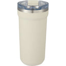 Catone 20 oz Recycled Vacuum Tumbler with Slider Lid — Taupe (TP) — blank front view