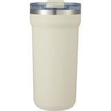 Catone 20 oz Recycled Vacuum Tumbler with Slider Lid — Taupe (TP) — blank front view — 20