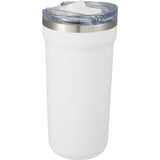 Catone 20 oz Recycled Vacuum Tumbler with Slider Lid — White (WH) — blank right angle — 8