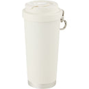 Haley 16 oz Vacuum Tumbler with One-Touch Lid — Cream (CR) — blank left angle