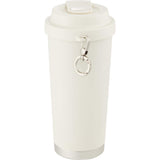 Haley 16 oz Vacuum Tumbler with One-Touch Lid — Cream (CR) — blank back view — 8