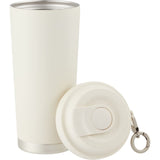 Haley 16 oz Vacuum Tumbler with One-Touch Lid — Cream (CR) — blank detail view — 7