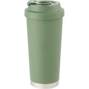 Haley 16 oz Vacuum Tumbler with One-Touch Lid — Juniper — blank front view