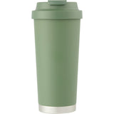 Haley 16 oz Vacuum Tumbler with One-Touch Lid — Juniper — blank front view — 14