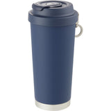 Haley 16 oz Vacuum Tumbler with One-Touch Lid — Navy (NY) — blank left angle — 35