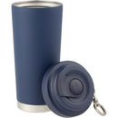 Haley 16 oz Vacuum Tumbler with One-Touch Lid — Navy (NY) — blank detail view