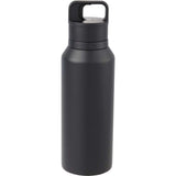 Dawson 18 oz Trigger-Action Insulated Bottle — Black (BK) — blank front view — 10
