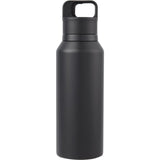 Dawson 18 oz Trigger-Action Insulated Bottle — Black (BK) — blank front view — 11