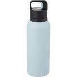 Dawson 18 oz Trigger-Action Insulated Bottle — Light Blue (LBL) — blank back view — 35