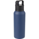 Dawson 18 oz Trigger-Action Insulated Bottle — Navy (NY) — blank right angle