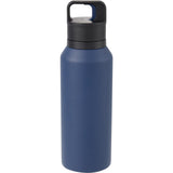 Dawson 18 oz Trigger-Action Insulated Bottle — Navy (NY) — blank back view — 28