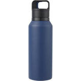 Dawson 18 oz Trigger-Action Insulated Bottle — Navy (NY) — blank front view — 26