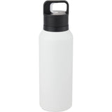Dawson 18 oz Trigger-Action Insulated Bottle — White (WH) — blank front view — 3